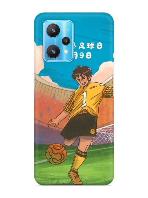 Soccer Kick Snap Case for Realme 9 Pro (5G) Zapvi