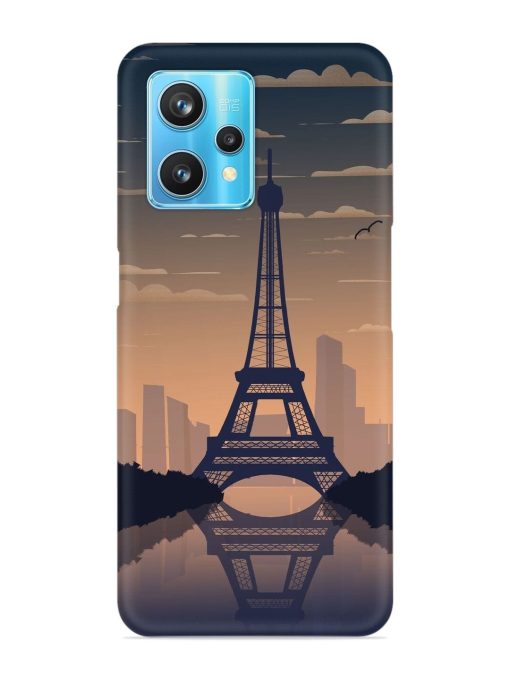 France Paris Eiffel Tower Gradient Snap Case for Realme 9 Pro Plus (5G)