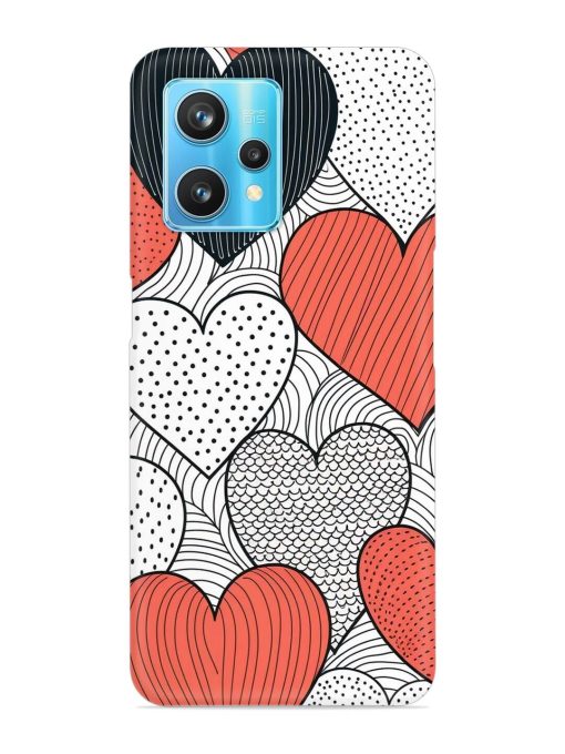 Girly Heart Seamless Snap Case for Realme 9 Pro Plus (5G)