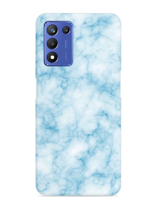 Blue White Natural Marble Snap Case for Realme 9 Se (5G) Zapvi