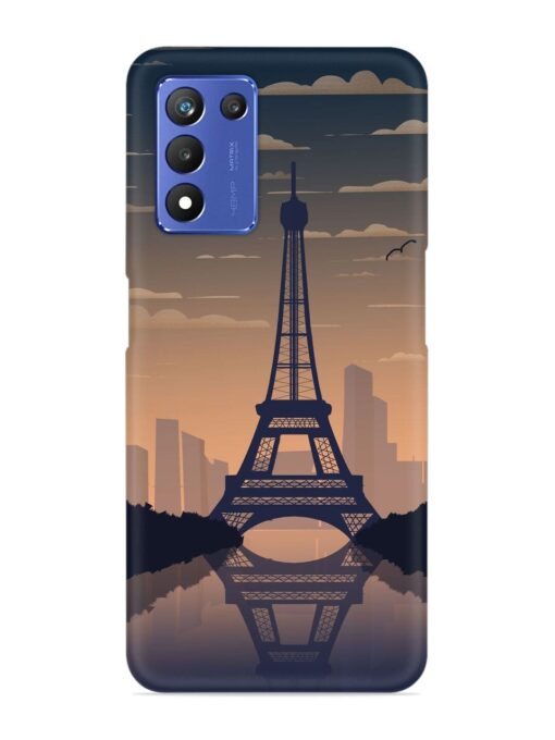 France Paris Eiffel Tower Gradient Snap Case for Realme 9 Se (5G)