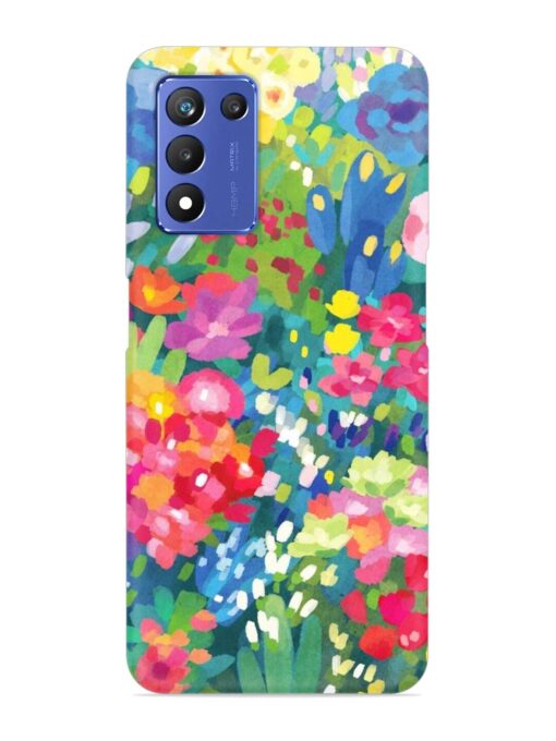 Watercolor Flower Art Snap Case for Realme 9 Se (5G)