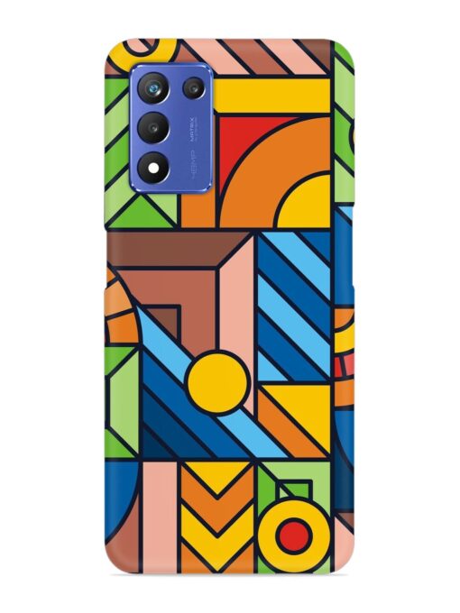 Colorful Geometric Snap Case for Realme 9 Se (5G)