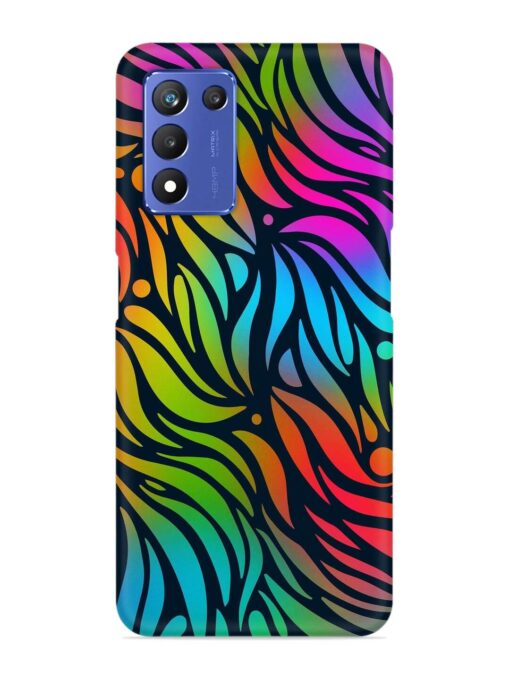 Abstract Leaf Design Snap Case for Realme 9 Se (5G)