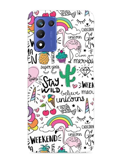 Unicorn Ice Cream Snap Case for Realme 9 Se (5G)