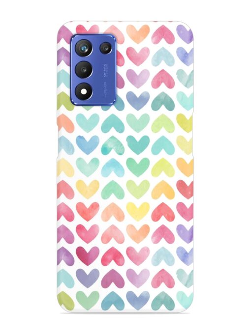 Seamless Colorful Watercolor Snap Case for Realme 9 Se (5G) Zapvi