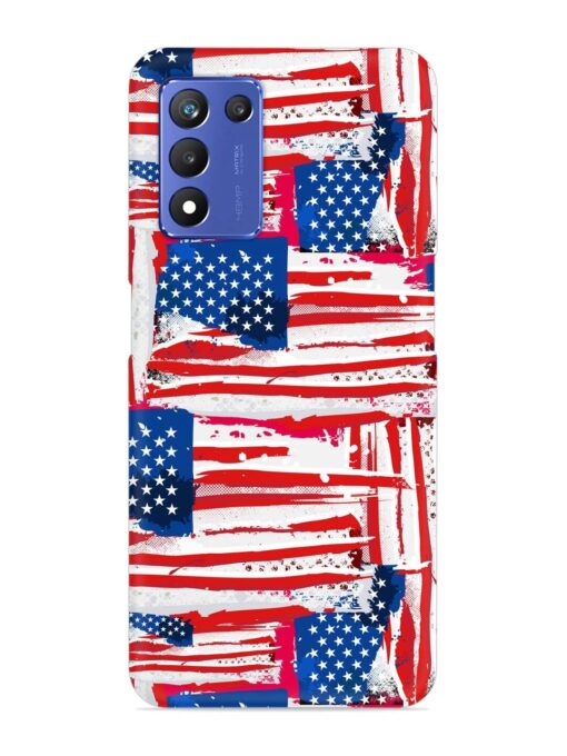 Usa Flag Seamless Snap Case for Realme 9 Se (5G)