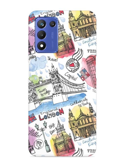 Vector London Landmark Snap Case for Realme 9 Se (5G) Zapvi