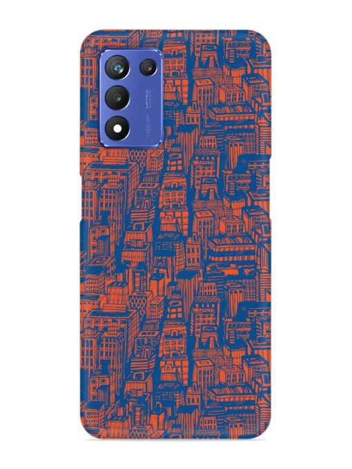 Hand Drawn Seamless Snap Case for Realme 9 Se (5G)