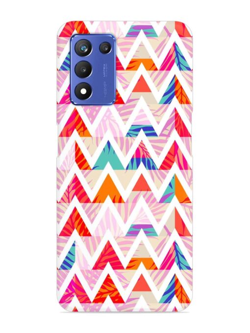 Abstract Triangle Background Snap Case for Realme 9 Se (5G) Zapvi