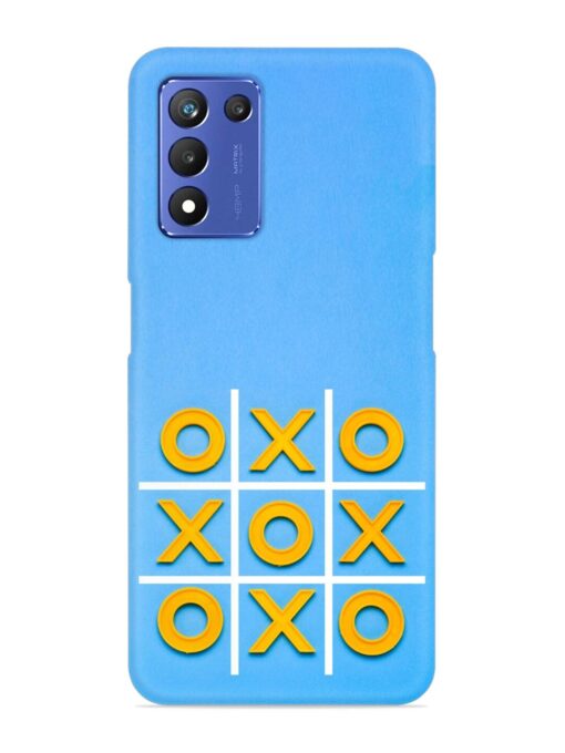 Yellow Plastic Crosses Snap Case for Realme 9 Se (5G)