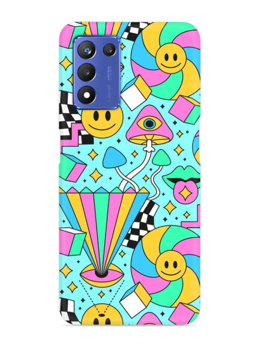 Trippy Rainbow 60S Snap Case for Realme 9 Se (5G) Zapvi