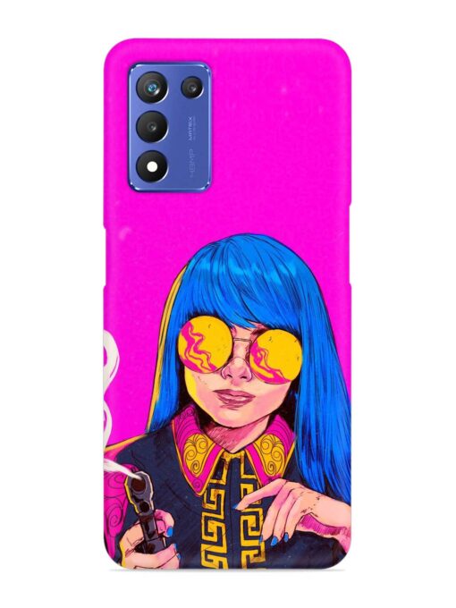 Aesthetic Anime Girl Snap Case for Realme 9 Se (5G)