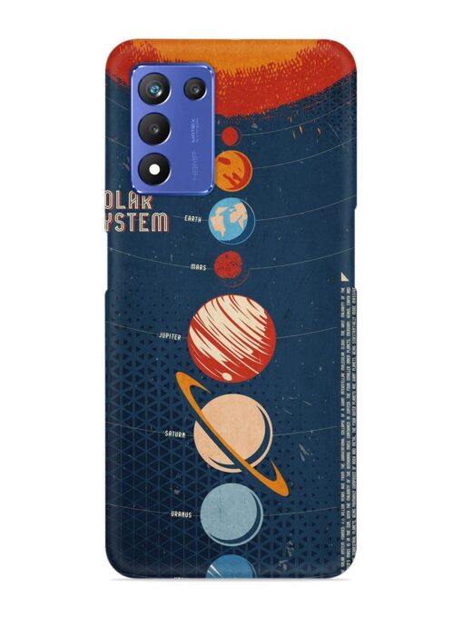 Solar System Vector Snap Case for Realme 9 Se (5G)