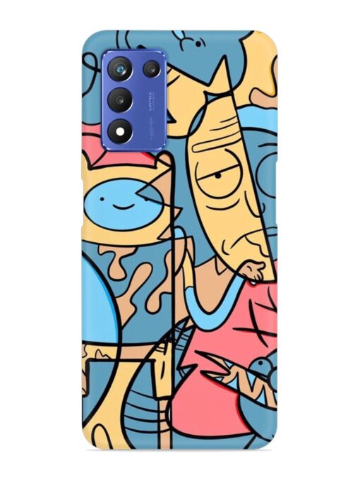 Silly Face Doodle Snap Case for Realme 9 Se (5G)