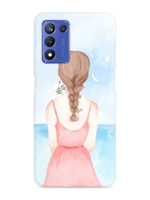 Watercolor Girl Vector Snap Case for Realme 9 Se (5G)