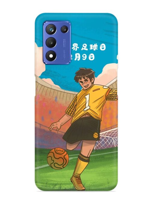 Soccer Kick Snap Case for Realme 9 Se (5G)