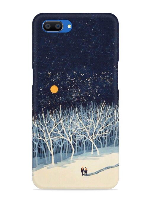 Full Moon Snowshoe Tour Snap Case for Realme C1 Zapvi