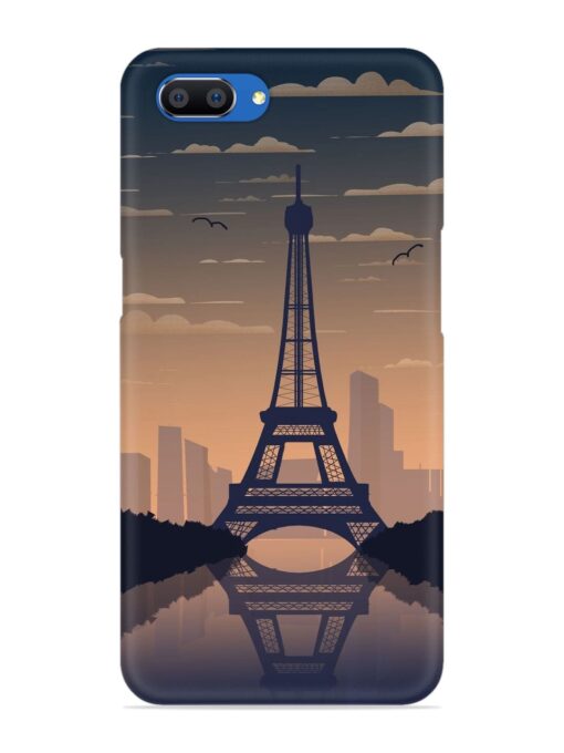 France Paris Eiffel Tower Gradient Snap Case for Realme C1