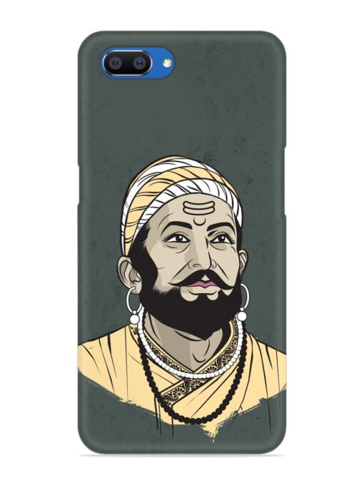 Shivaji Maharaj Vector Art Snap Case for Realme C1 Zapvi