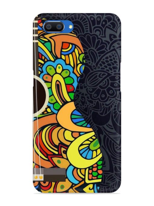 Guitar Vector Art Snap Case for Realme C1 Zapvi