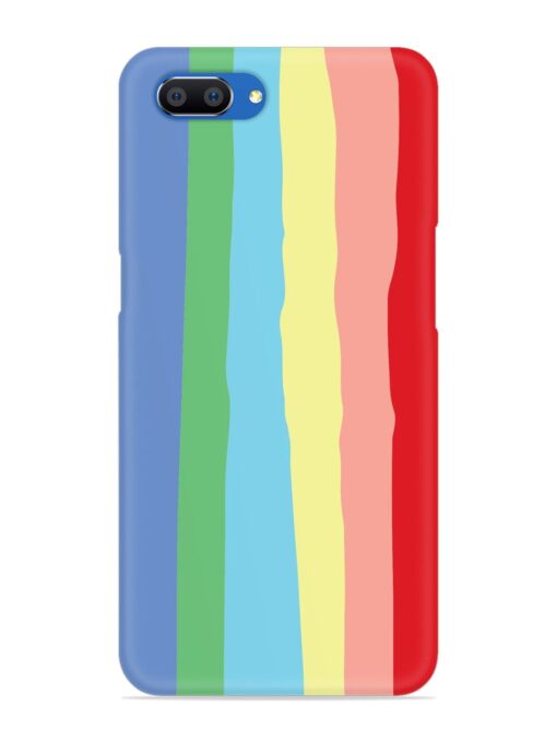 Rainbow Premium Shade Snap Case for Realme C1 Zapvi