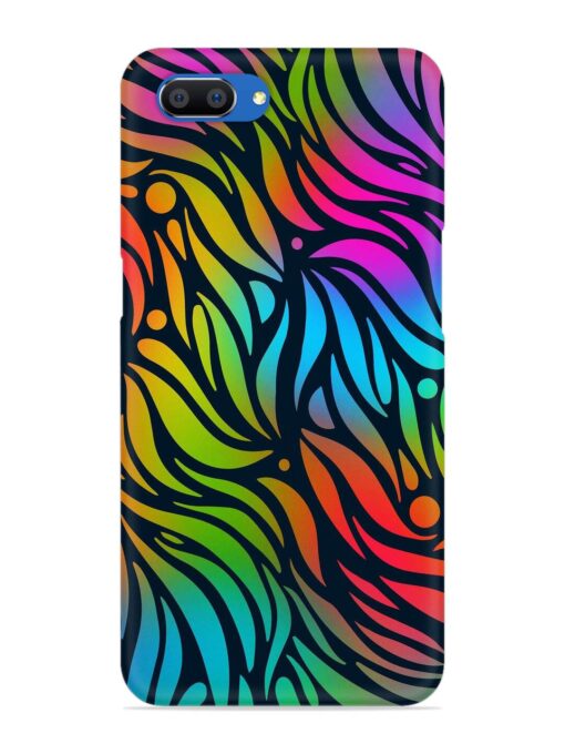 Abstract Leaf Design Snap Case for Realme C1 Zapvi