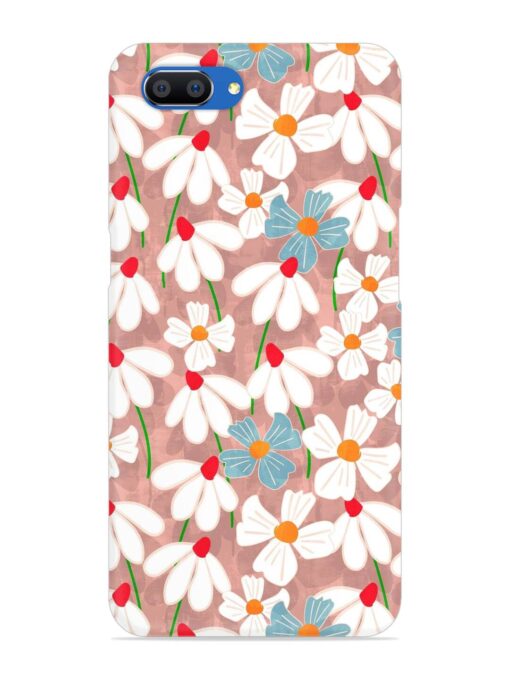 Abstract Petal Flowers Snap Case for Realme C1