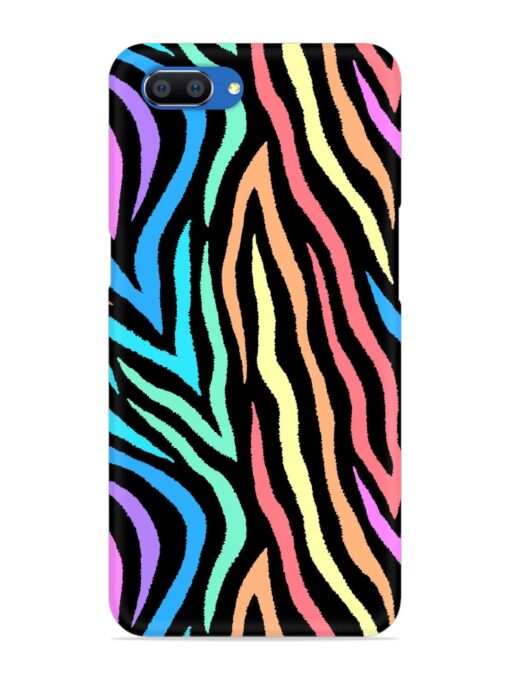 Colorful Abstract Zebra Snap Case for Realme C1