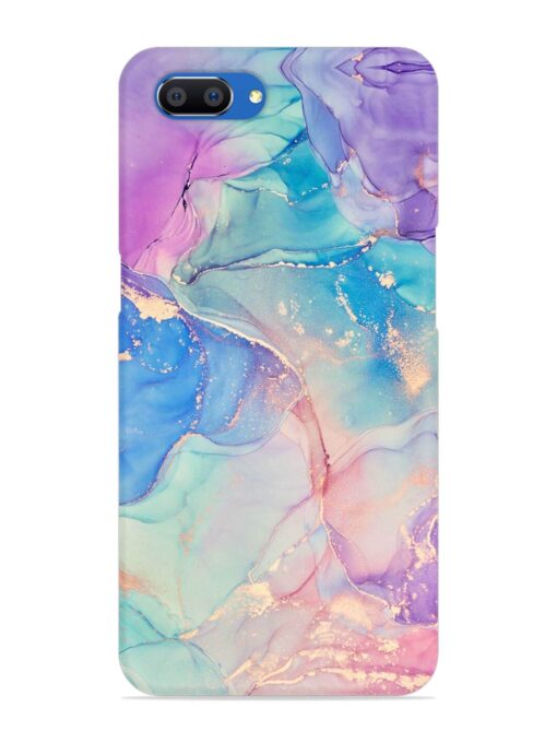 Alcohol Ink Colors Snap Case for Realme C1 Zapvi