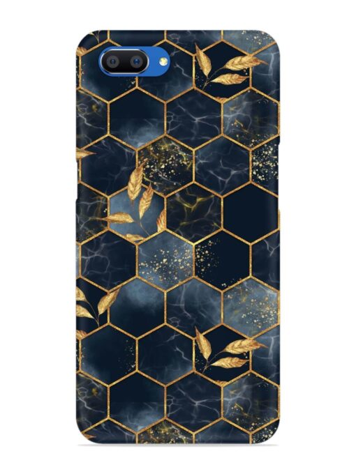 Marble Hexagon Seamless Snap Case for Realme C1 Zapvi