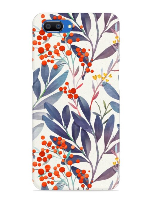 Seamless Floral Pattern Snap Case for Realme C1 Zapvi