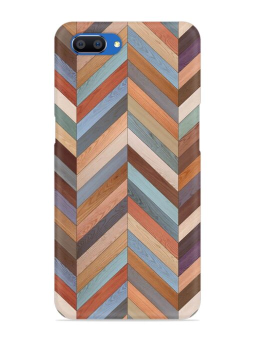 Seamless Wood Parquet Snap Case for Realme C1 Zapvi