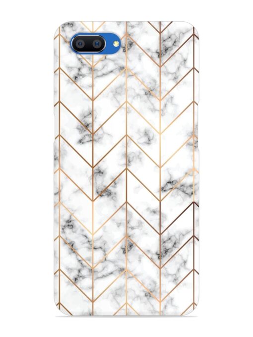 Vector Marble Texture Snap Case for Realme C1 Zapvi