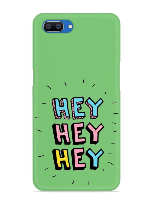 Hey Vector Cartoon Snap Case for Realme C1 Zapvi