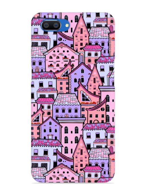 Seamless Pattern Houses Snap Case for Realme C1