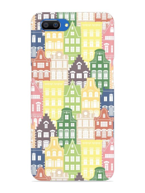 Seamless Shapes Pattern Snap Case for Realme C1 Zapvi