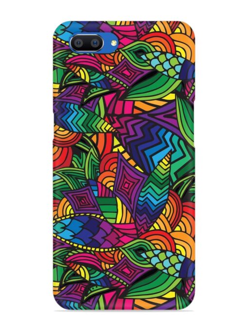 Abstract Multicolor Seamless Snap Case for Realme C1 Zapvi