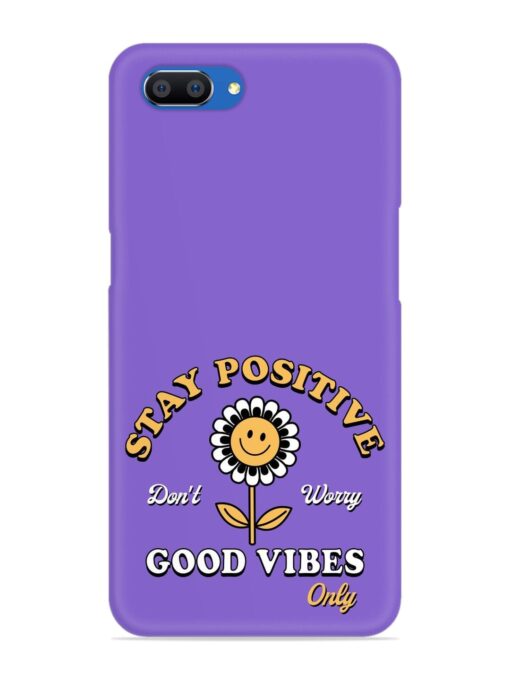 Retro Positive Flower Snap Case for Realme C1