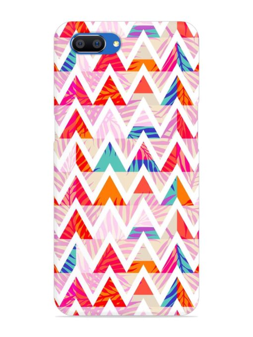 Abstract Triangle Background Snap Case for Realme C1 Zapvi