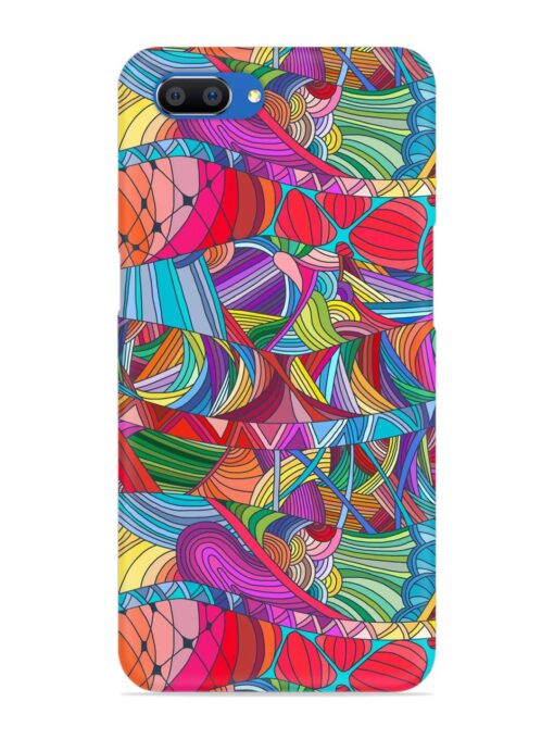 Seamless Patterns Hand Drawn Snap Case for Realme C1 Zapvi