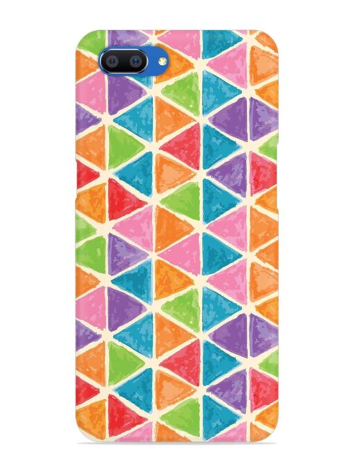 Seamless Colorful Isometric Snap Case for Realme C1 Zapvi