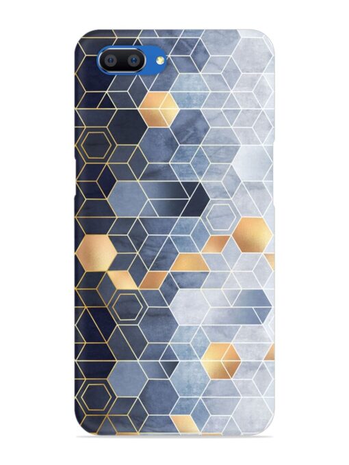 Geometric Abstraction Hexagons Snap Case for Realme C1 Zapvi