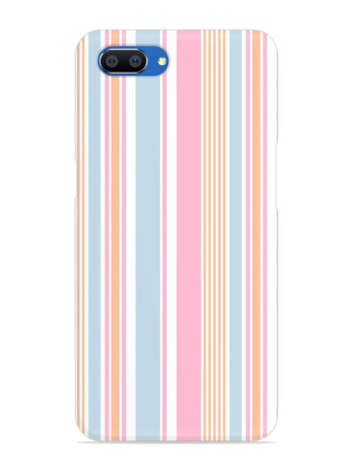 Stripe Seamless Pattern Snap Case for Realme C1 Zapvi