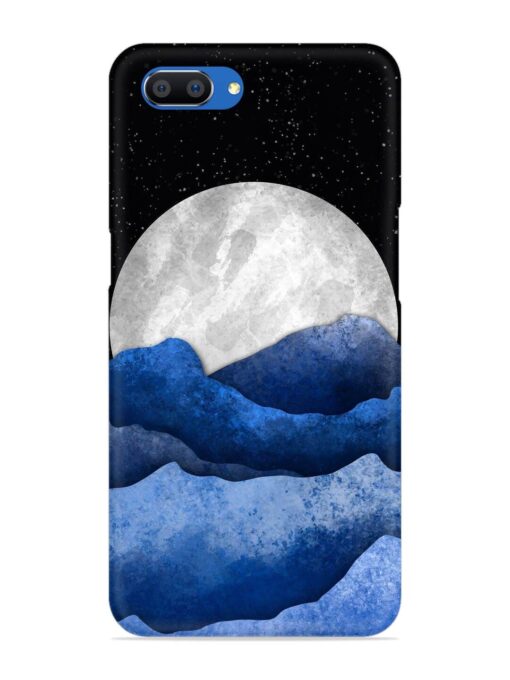 Full Moon Mountain Vector Snap Case for Realme C1 Zapvi