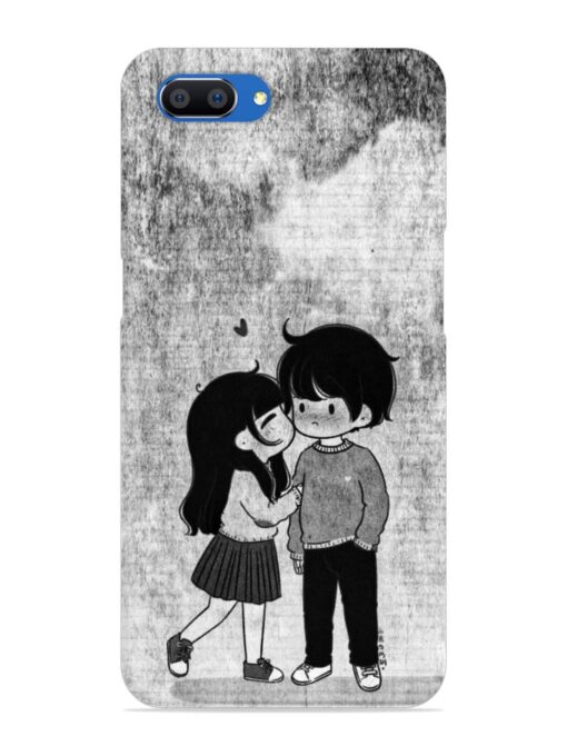 Couple Love Highlights Snap Case for Realme C1 Zapvi