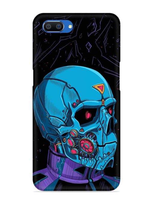 Skull Robo Vector Snap Case for Realme C1 Zapvi