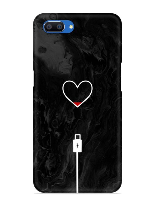 Heart Charging Vector Snap Case for Realme C1 Zapvi