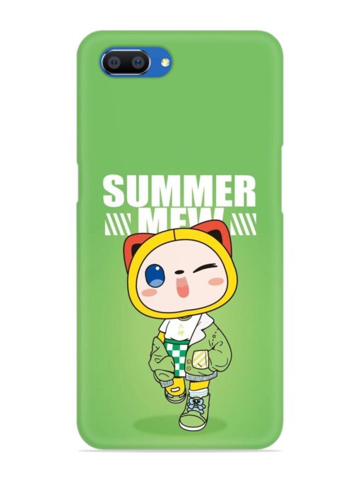 Summer Mew Snap Case for Realme C1 Zapvi