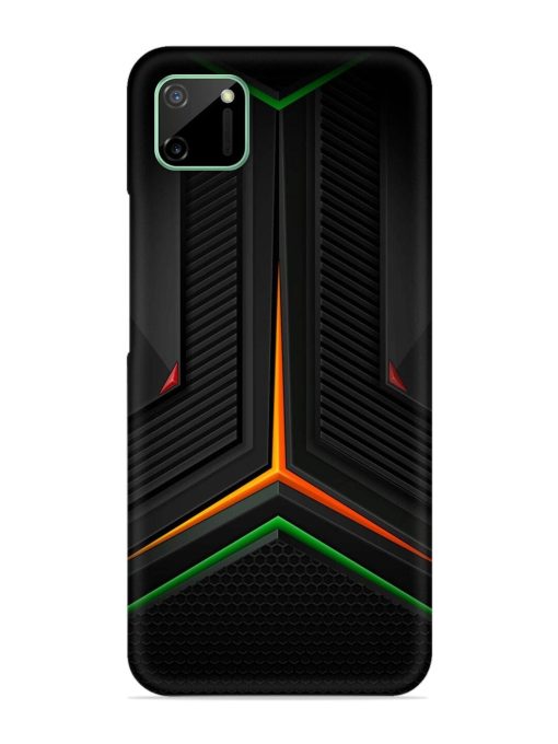 Orange Triangle Light Snap Case for Realme C11 (2020) Zapvi